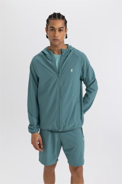 Standard Fit Woven Cardigan