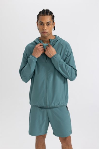 Standard Fit Woven Cardigan
