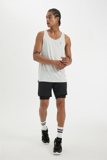 DeFactoFit Standard Fit Heavy Fabric Tank Top