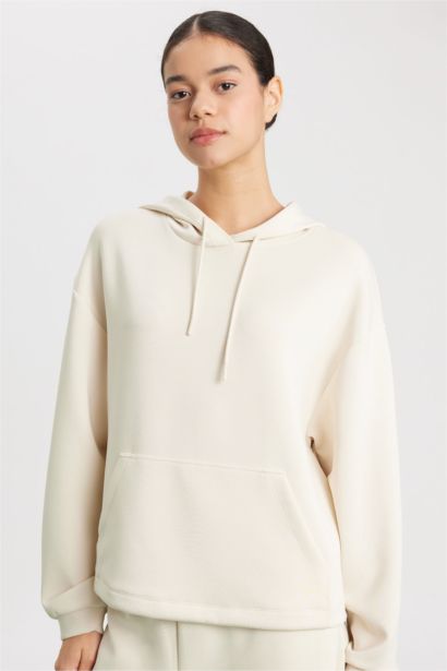 Oversıze Modal Sweatshirt