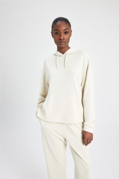 Oversıze Modal Sweatshirt