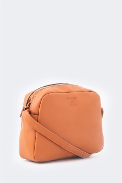 Faux Leather Crossbody Bag