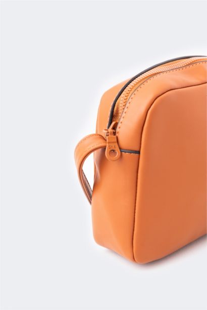 Faux Leather Crossbody Bag