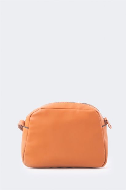 Faux Leather Crossbody Bag