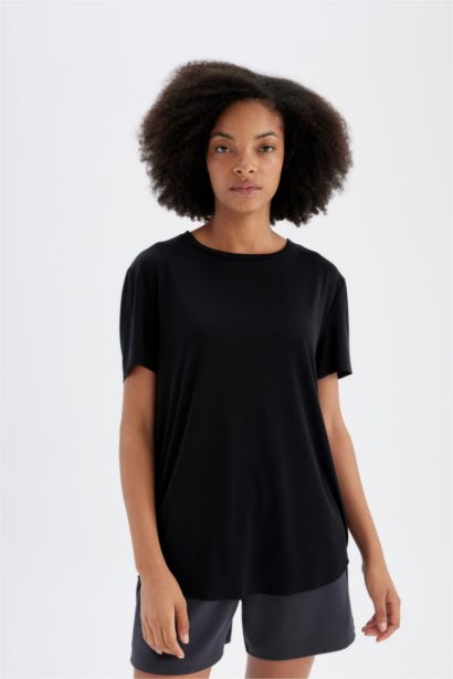 DeFactoFit Oversize Modal Sports T-Shirt