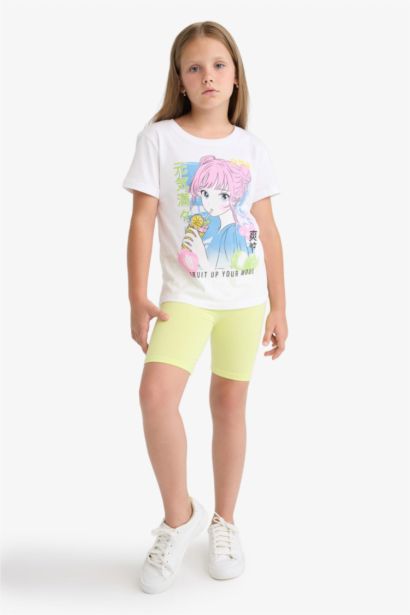 Girl Biker Short Leggings