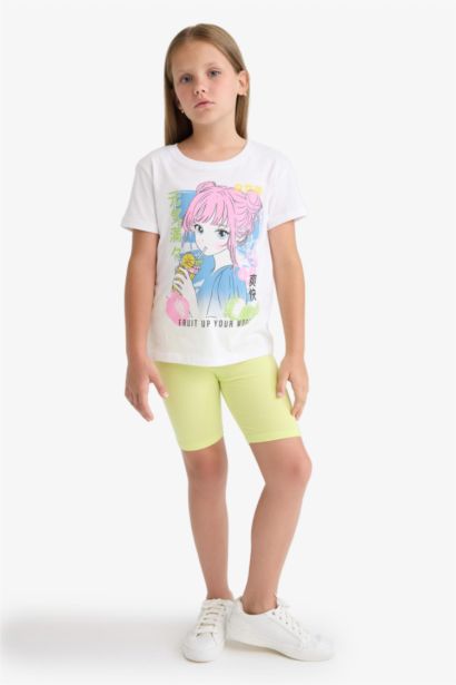 Girl Biker Short Leggings