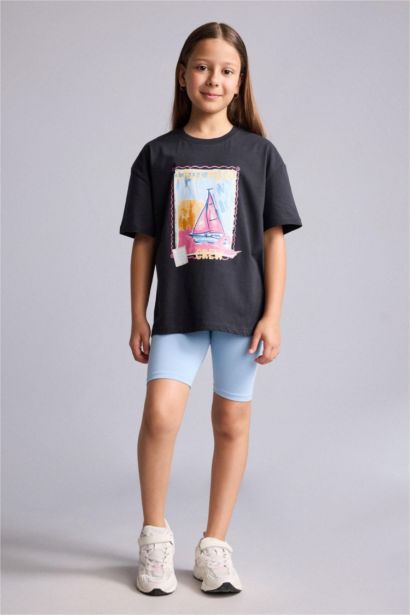 Girl Biker Short Leggings