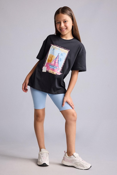 Girl Biker Short Leggings