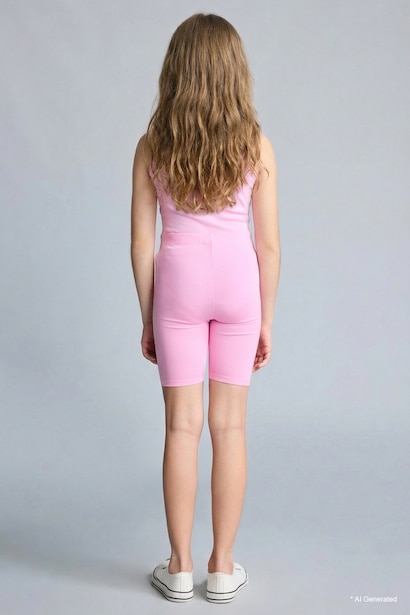 Girl Biker Short Leggings