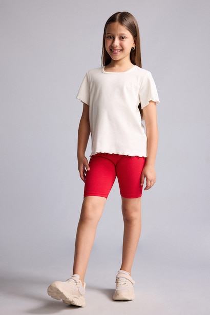 Girl Biker Short Leggings