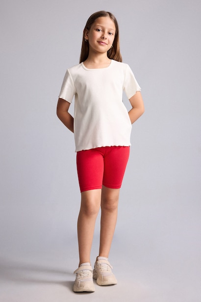 Girl Biker Short Leggings