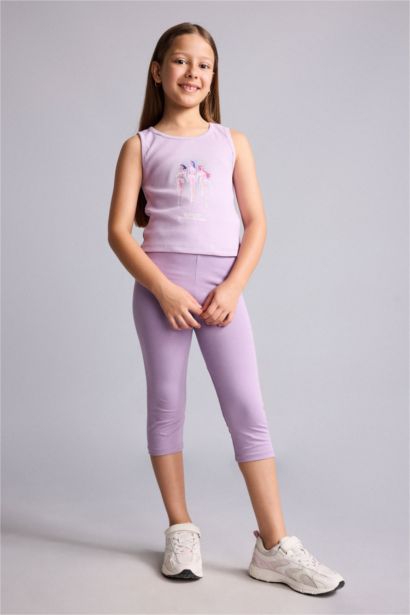 Girl Capri Length Leggings