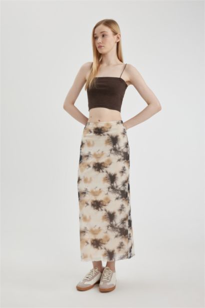 Coool батик қалам белдемше максималды ұзындық Трикотаж юбка