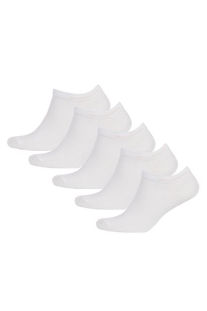Men 5 Piece Cotton Booties Socks
