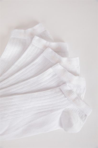 Men 5 Piece Cotton Booties Socks