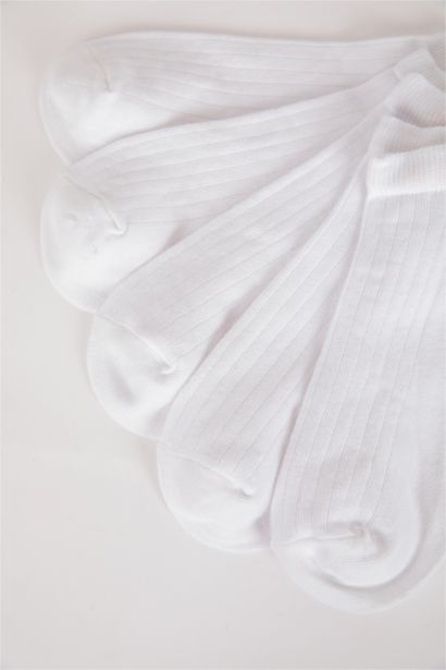 Men 5 Piece Cotton Booties Socks