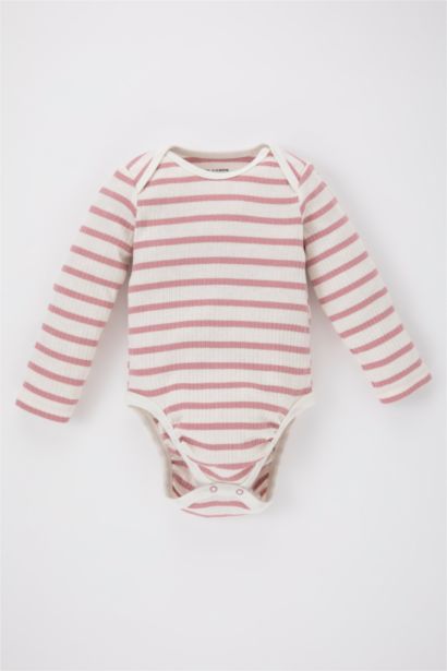 Baby Girl Long Sleeve Snap Body