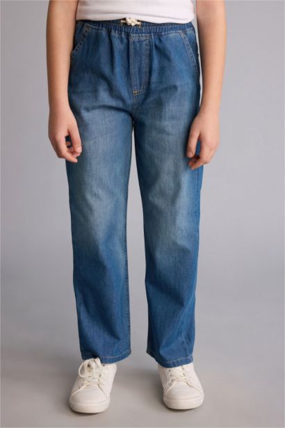 Straight Fit Düz paça Jean Pantolon Erkek Çocuk