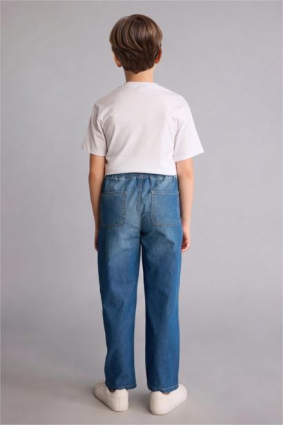 Straight Fit Düz paça Jean Pantolon Erkek Çocuk