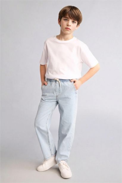 Straıght Fıt Düz Paça Jean Pantolon Erkek Çocuk