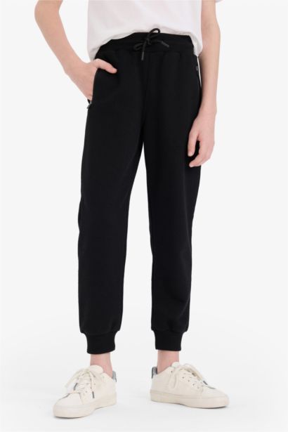 Boy Elastic Leg Pique Sweatpants
