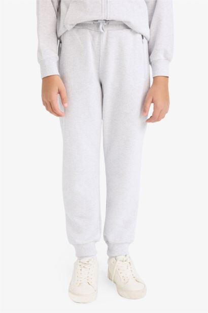 Boy Basic Pique Elastic Waist Sweatpants