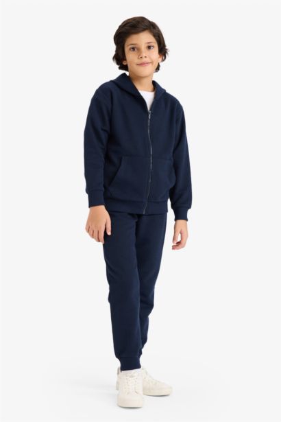 Boy Basic Pique Elastic Waist Sweatpants