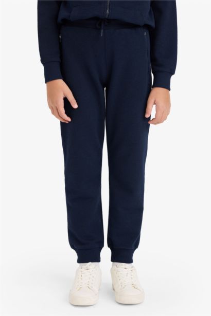 Boy Basic Pique Elastic Waist Sweatpants