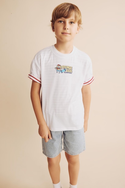 Boy 100% Cotton Denim Shorts