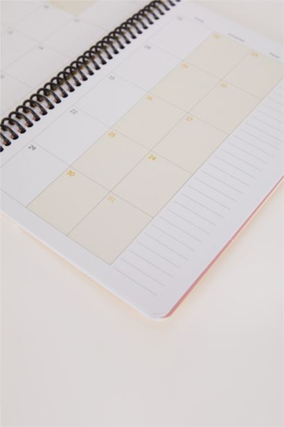 Agenda académique rayé en spirale 2023/2025