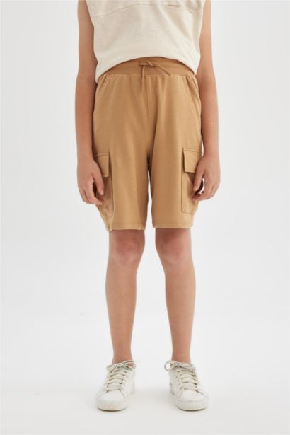Boy Cargo Pocket Shorts