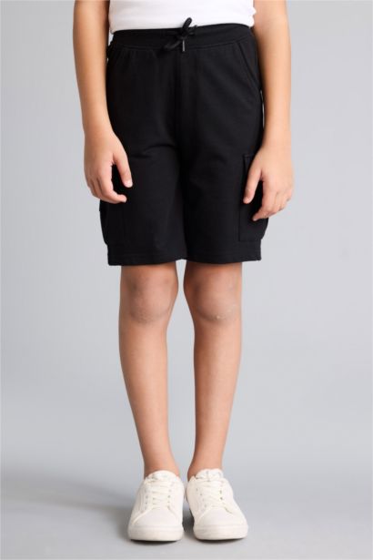 Boy Regular Fit Sweatshirt Fabric Shorts