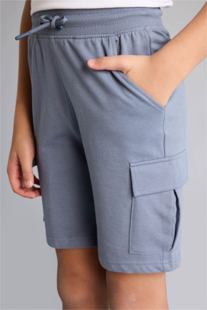 شورت ولادي قماش رقيق قصة عادية