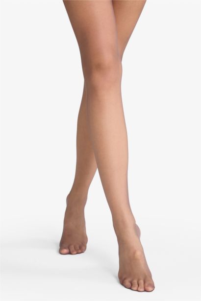 Kadın Kızıl Siyah 5 Denye Külotlu Çorap