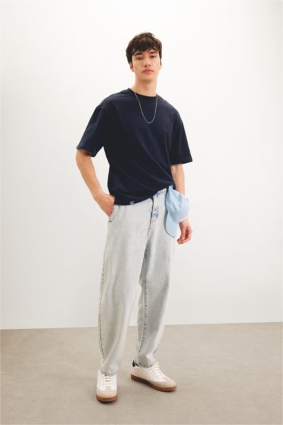 Comfort Regular Fit Crew Neck Printed T-Shirt