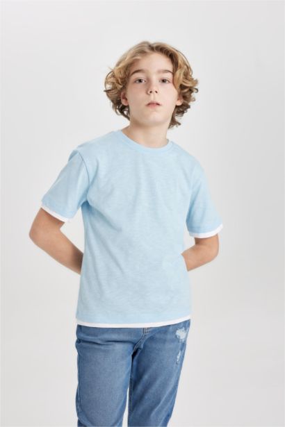 Boy Crew Neck Short Sleeve T-Shirt