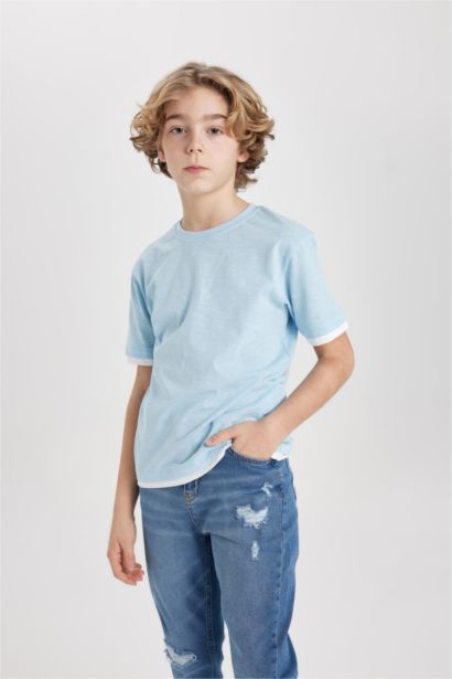 Boy Crew Neck Short Sleeve T-Shirt