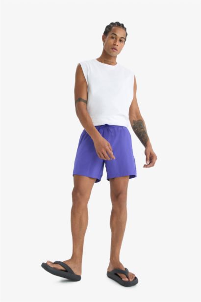 Short De Bain Tissé