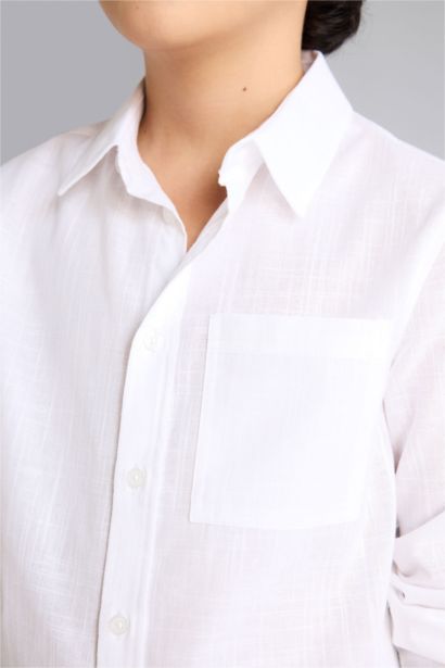 Chemise aspect lin pour garçon