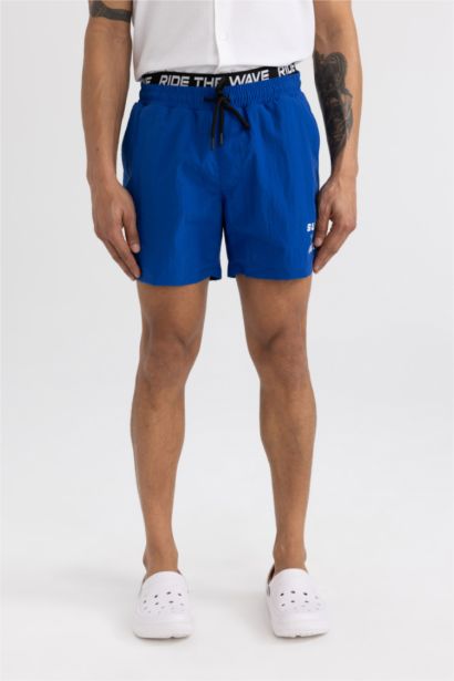 DeFactoFit Printed Short Swim Shorts