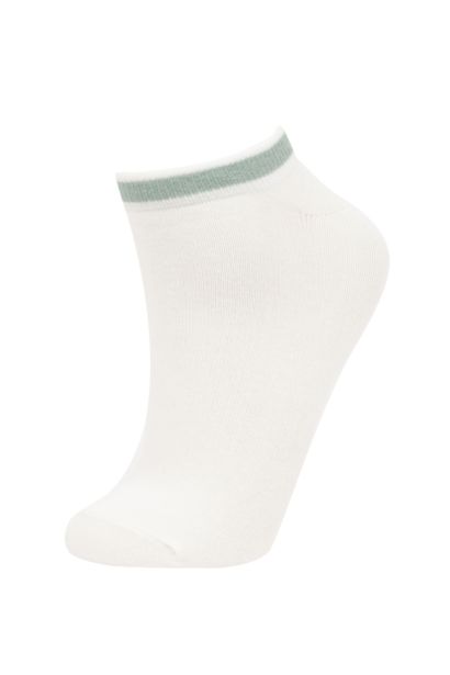 Woman 3 Piece Cotton Booties Socks