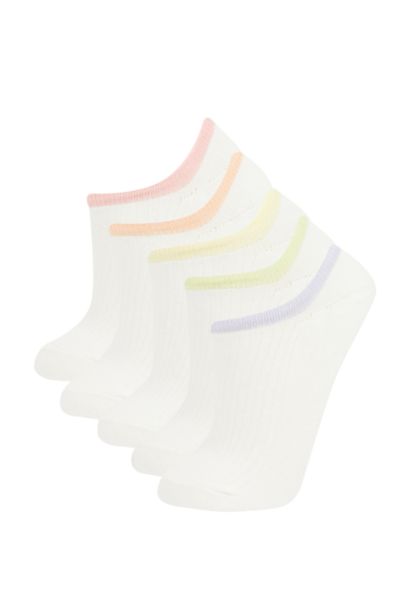 Chaussettes courtes en Coton pour Femme - 5 Paires