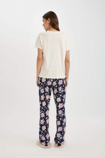 Fall in Love Baskılı Kısa Kollu Pijama Takımı