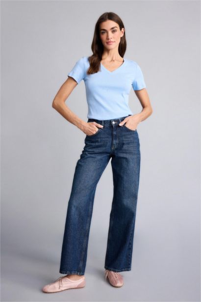 Regular Fit Ribana Short Sleeve T-Shirt