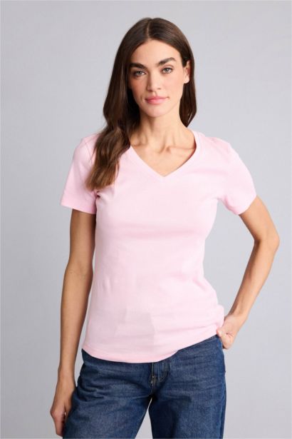 Regular Fit Ribana Short Sleeve T-Shirt