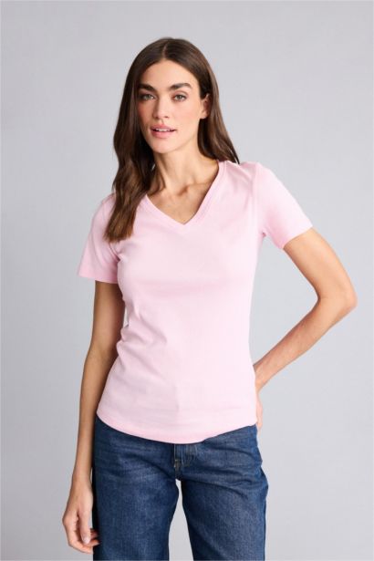 Regular Fit Ribana Short Sleeve T-Shirt