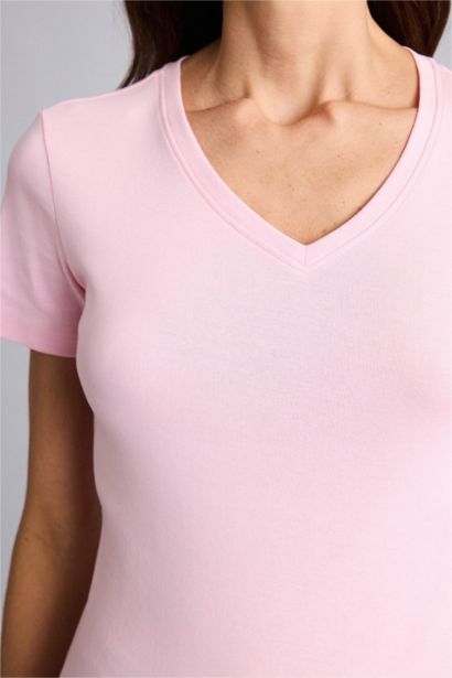 Regular Fit Ribana Short Sleeve T-Shirt