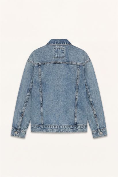 Polo Yaka Jean Ceket Erkek Çocuk
