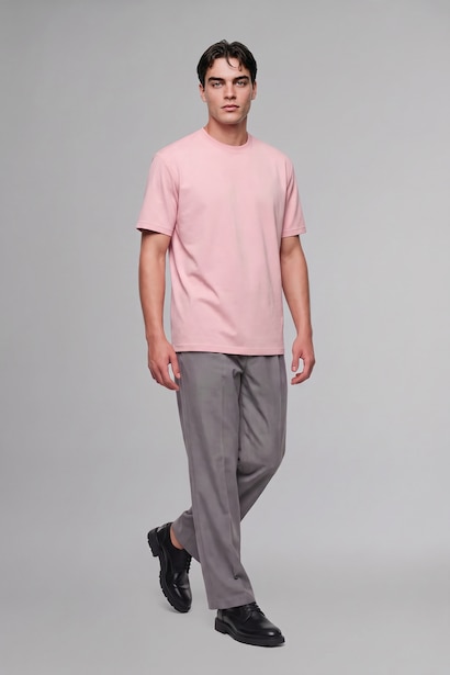 Crew Neck Oversize Fit Short Sleeve T-Shirt